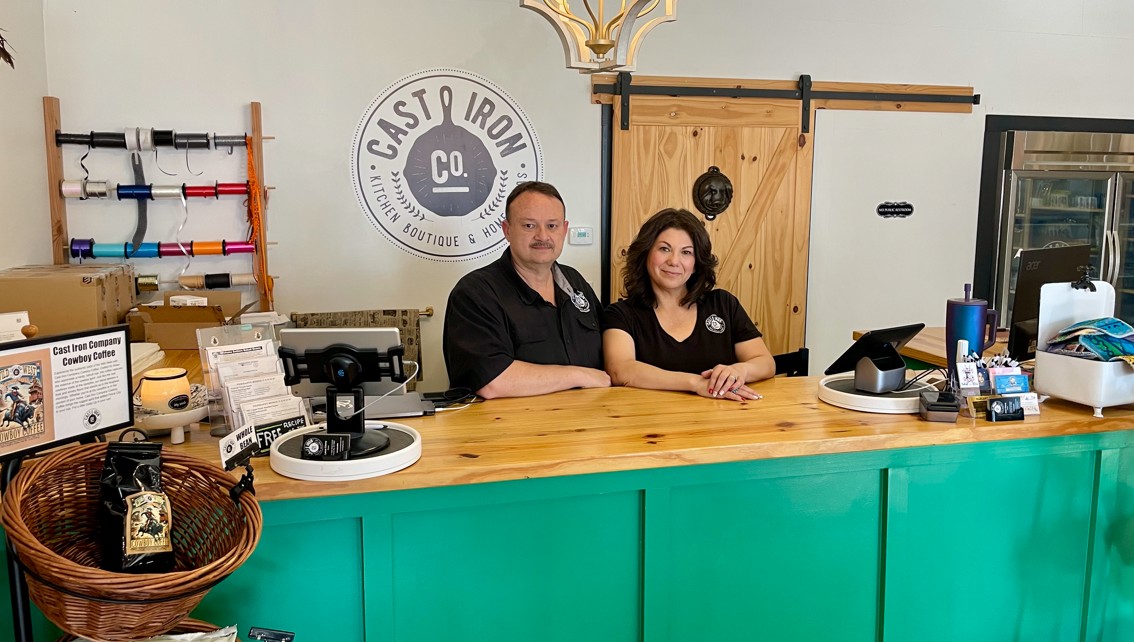 Cast Iron Co Owners Lance and Jamie Cherry Cast Iron Co Owners Lance and Jamie Cherry